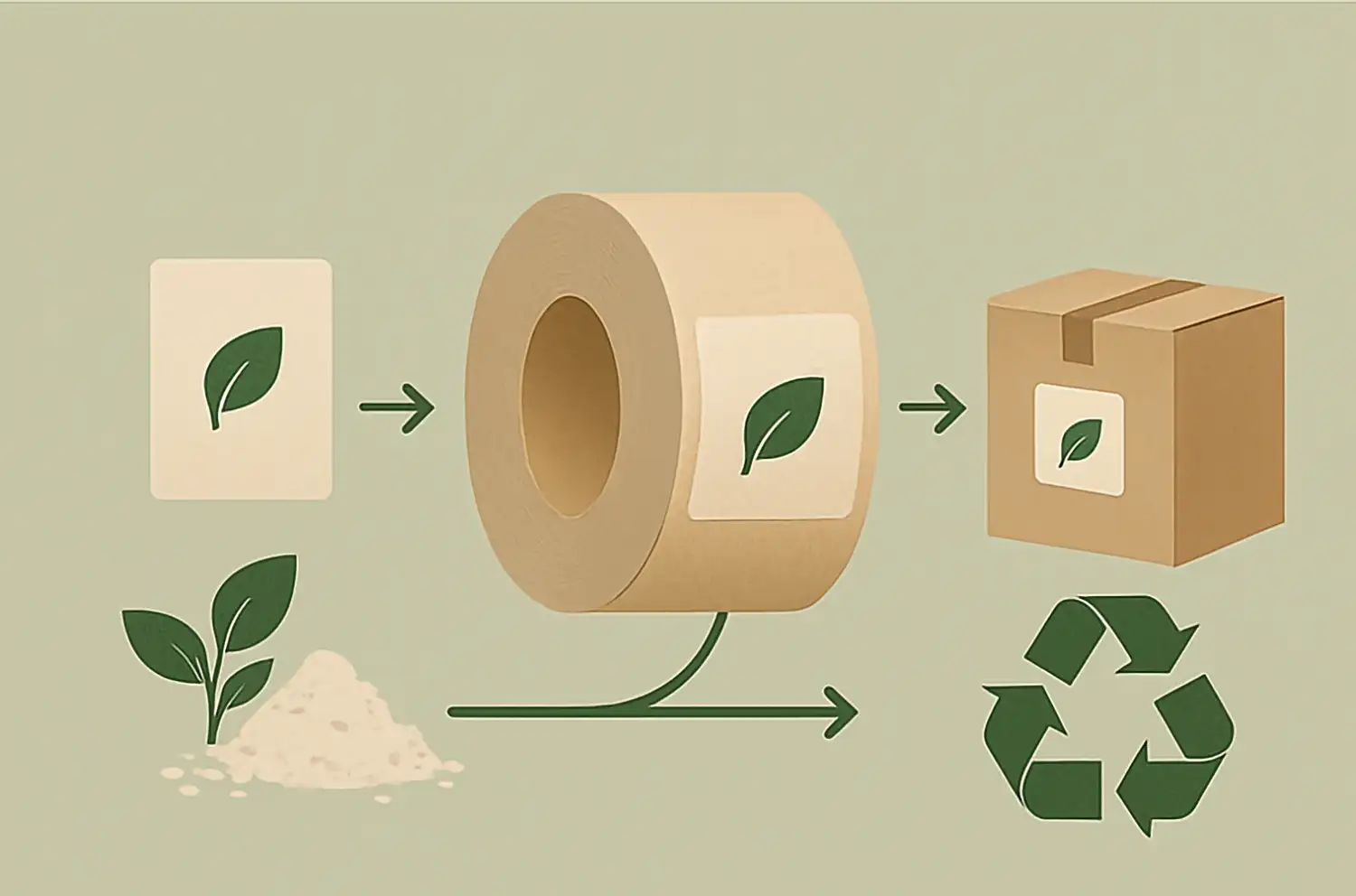 Auch die Auswahl des richtigen Materials spielt bei der nachhaltigen Etikettierung eine große Rolle - bema Etikettiertechnik GmbH