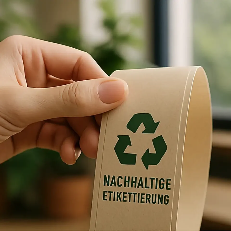 nachhaltige Etikettierung für die Industrie mit Etikettiermaschinen von bema Etikettiertechnik GmbH